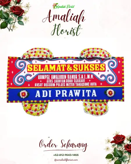 Papan Bunga Ucapan Selamat Growong Lor